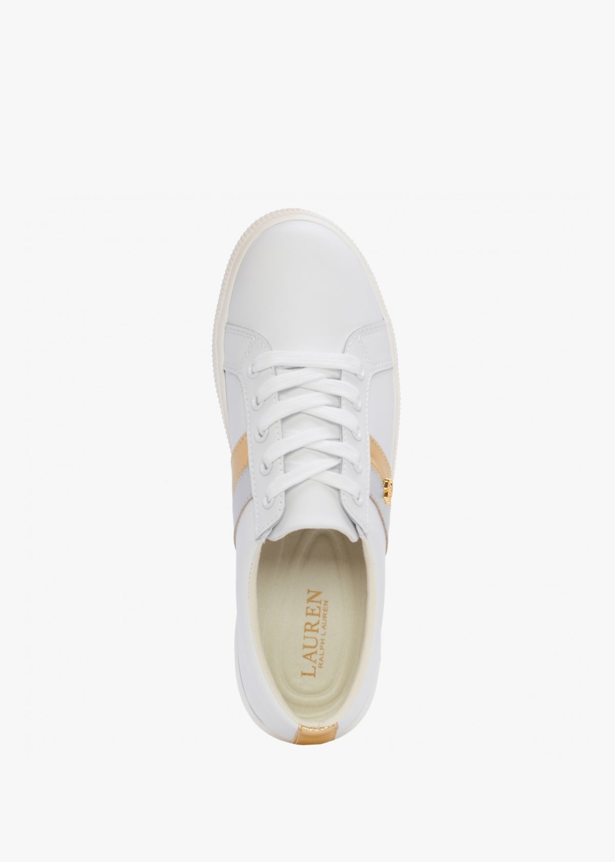 Janson II RL White Leather Trainers
