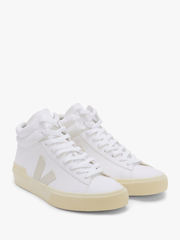 Minotaur Chromefree Leather Extra White Pierre Butter High Top Trainers