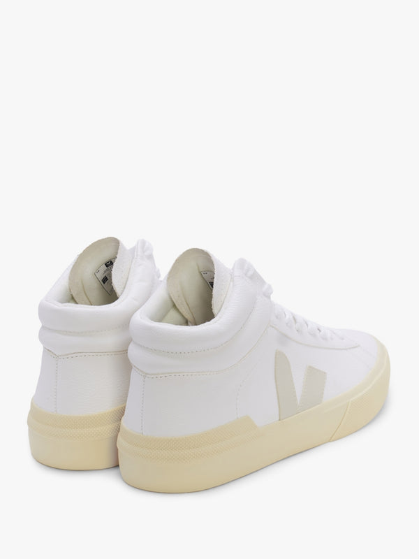 Minotaur Chromefree Leather Extra White Pierre Butter High Top Trainers