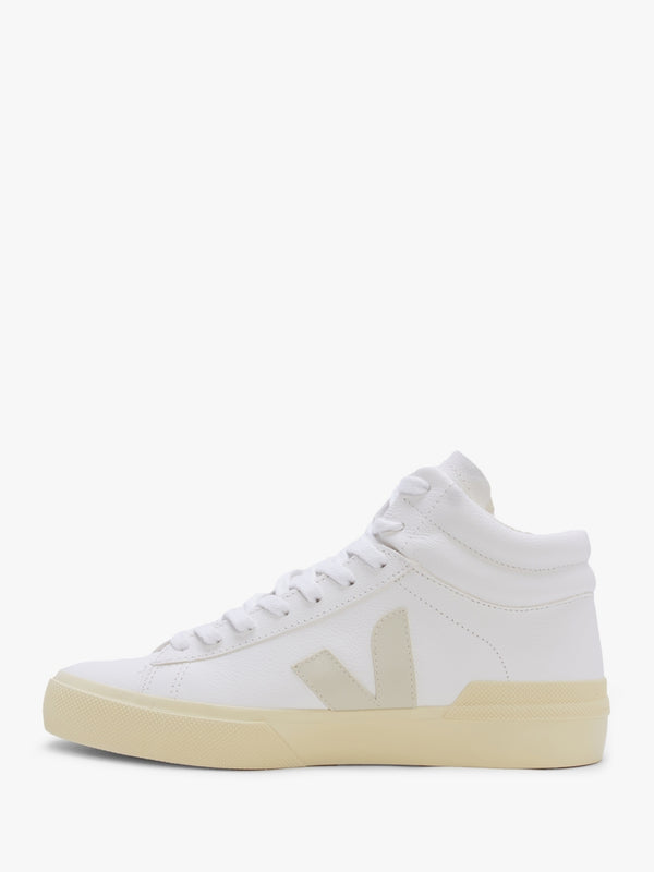 Minotaur Chromefree Leather Extra White Pierre Butter High Top Trainers