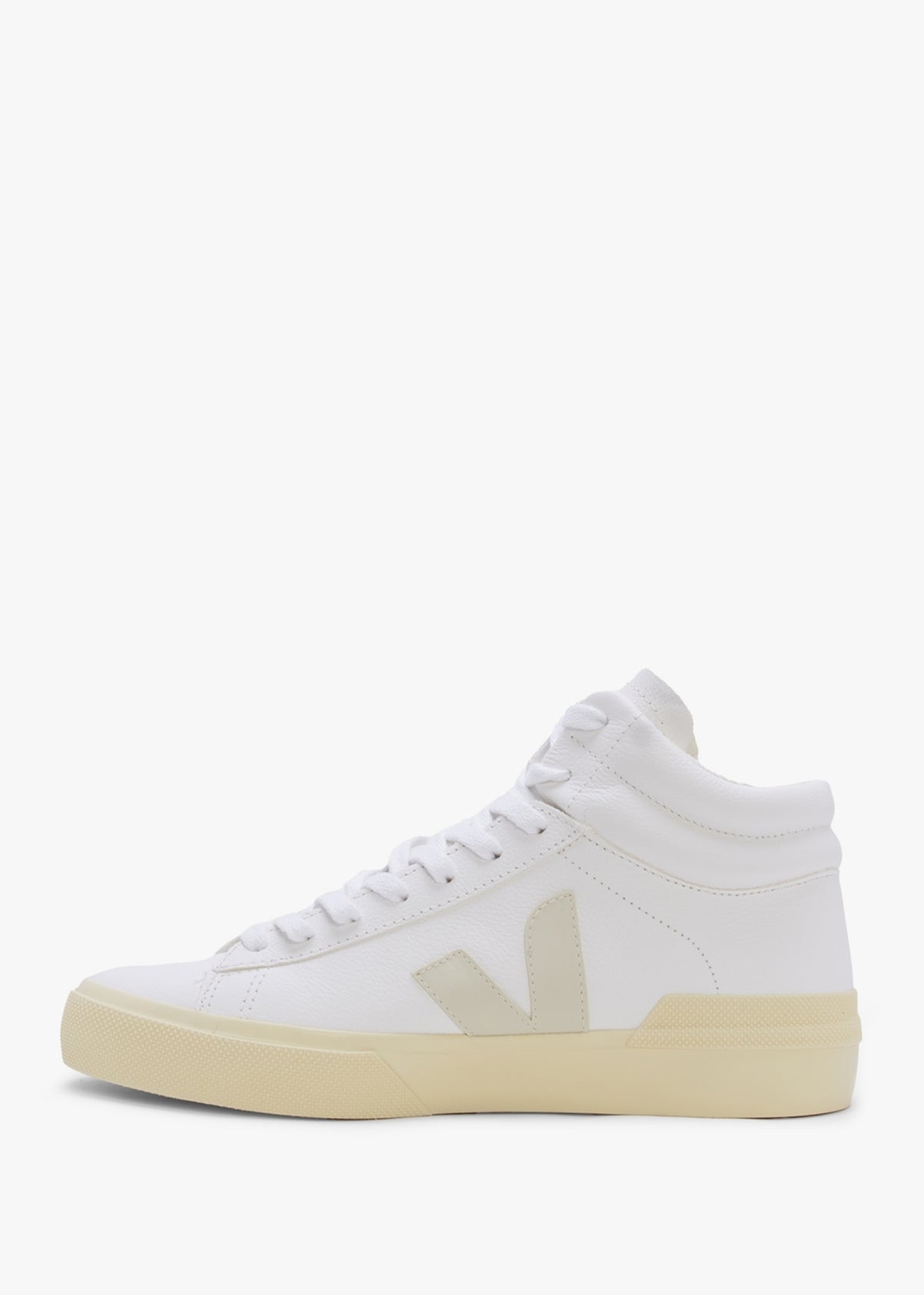 Minotaur Chromefree Leather Extra White Pierre Butter High Top Trainers