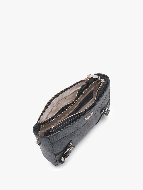 Didi Mini Top Zip Coal Logo Cross-Body Bag