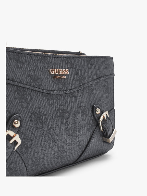 Didi Mini Top Zip Coal Logo Cross-Body Bag