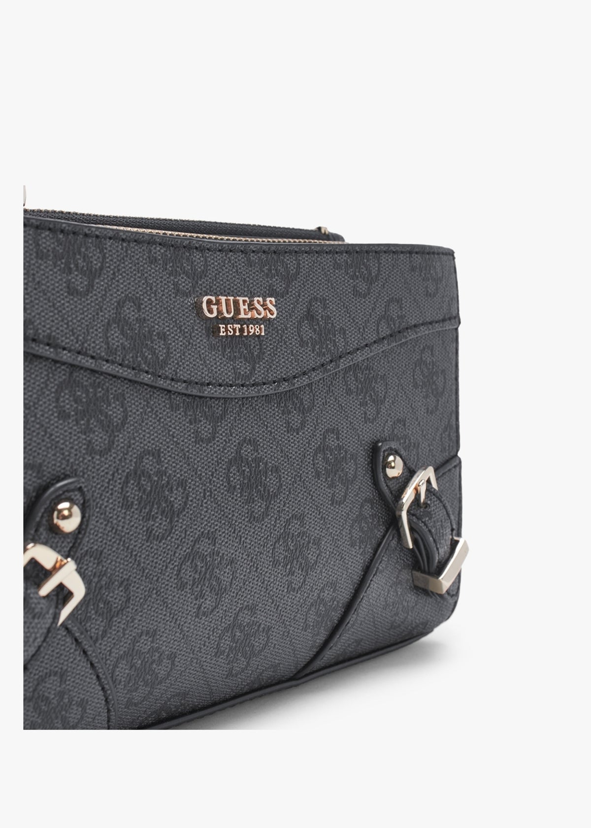 Didi Mini Top Zip Coal Logo Cross-Body Bag