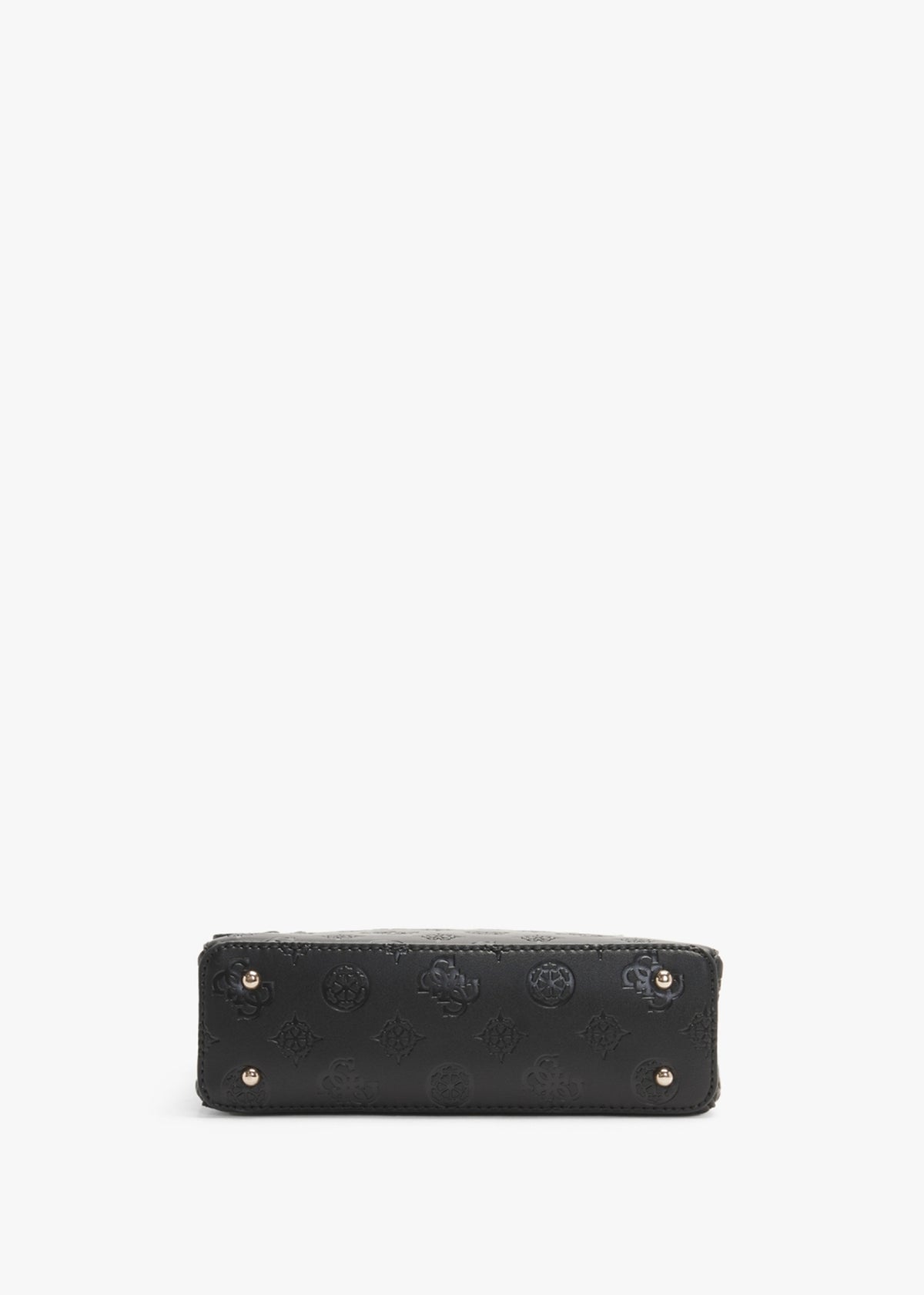 Galeria Black Embossed Logo Cross-Body Bag