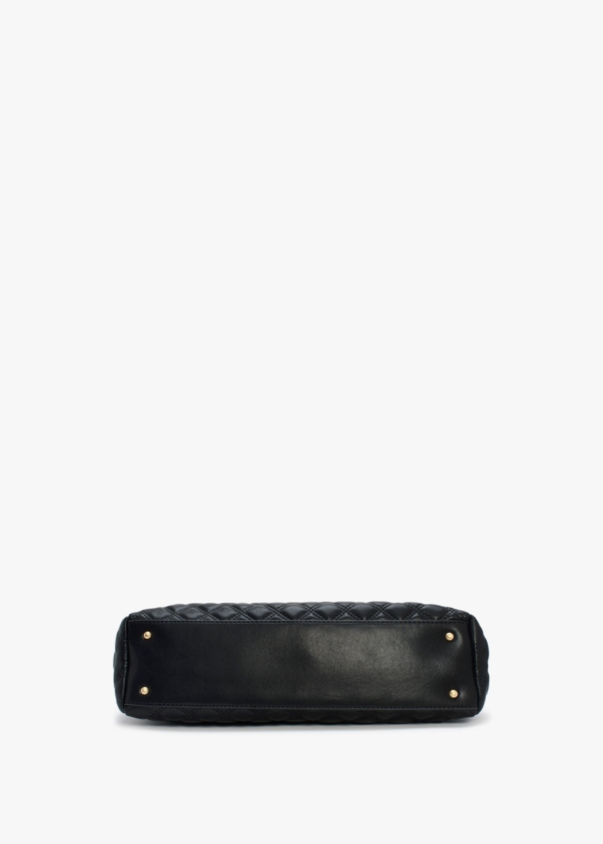 Giully Black Quilted Tote Bag