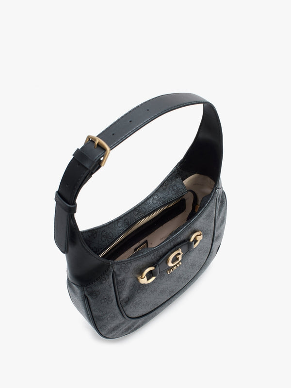 Izzy Coal Logo Hobo Bag