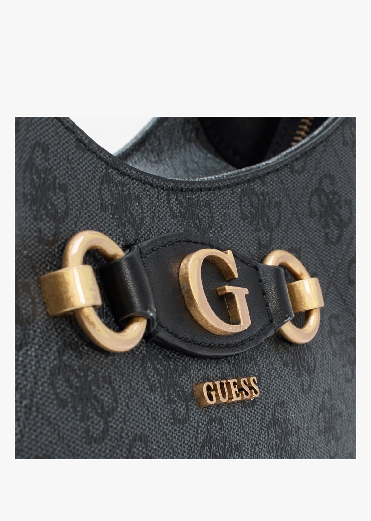 Izzy Coal Logo Hobo Bag