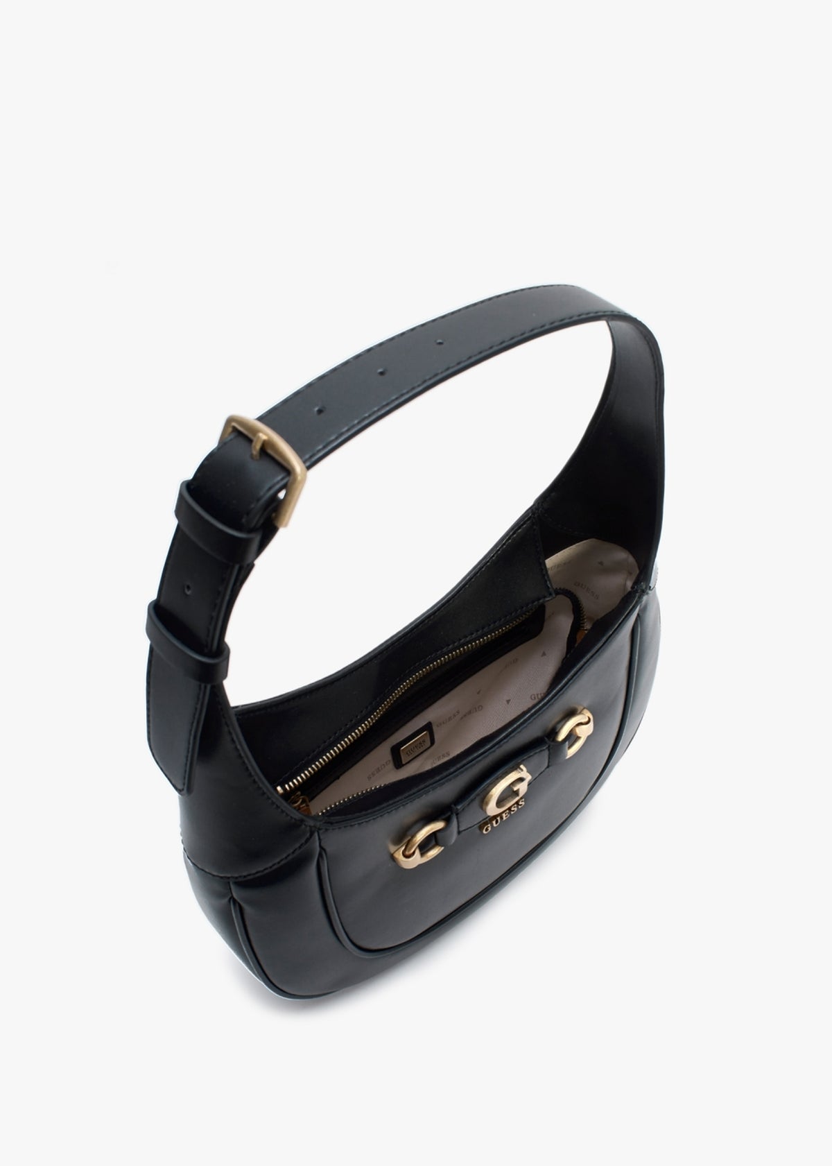 Izzy Black Hobo Bag