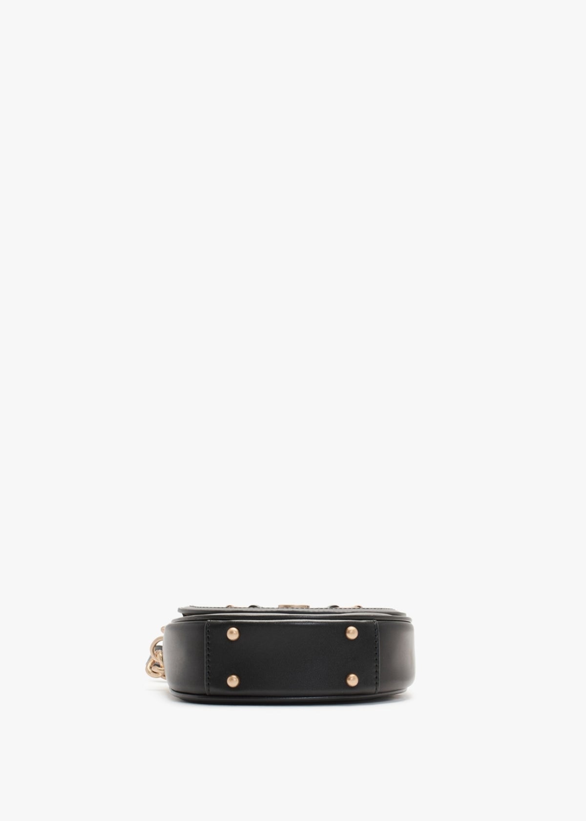 Mini Izzy Black Flap Cross-Body Bag