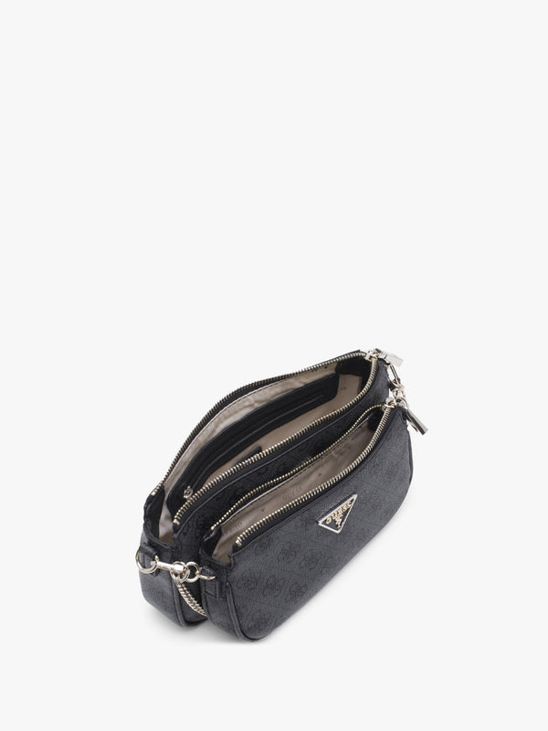 Noelle Coal Logo Pouch Cross-Body Bag