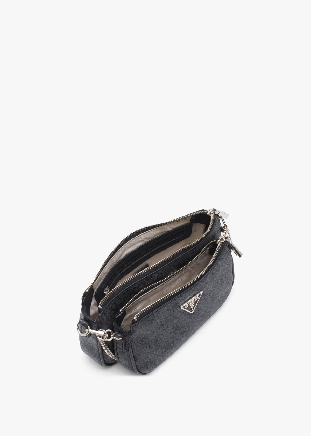 Noelle Coal Logo Pouch Cross-Body Bag
