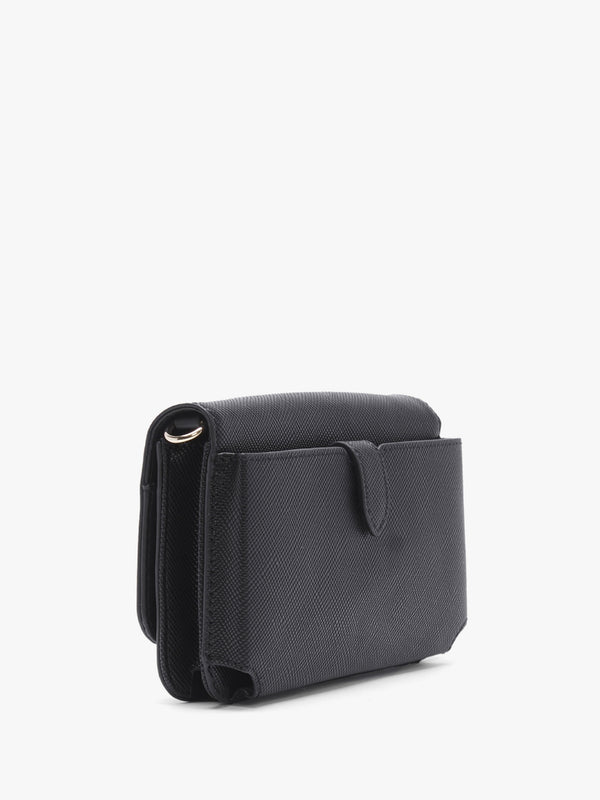Noelle Black Front Flap X-Body Organizer