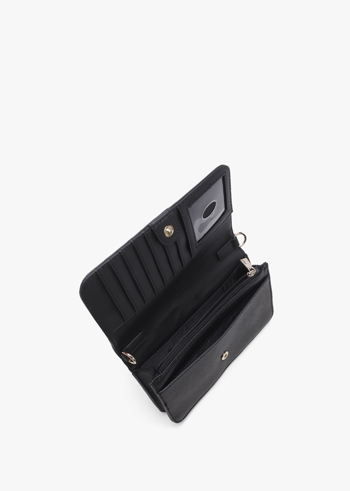 Noelle Black Front Flap X-Body Organizer