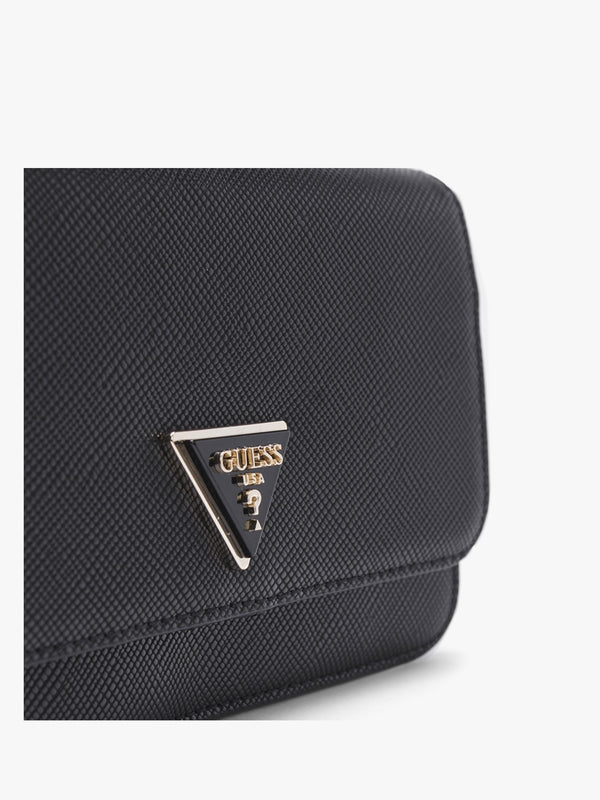 Noelle Black Front Flap X-Body Organizer