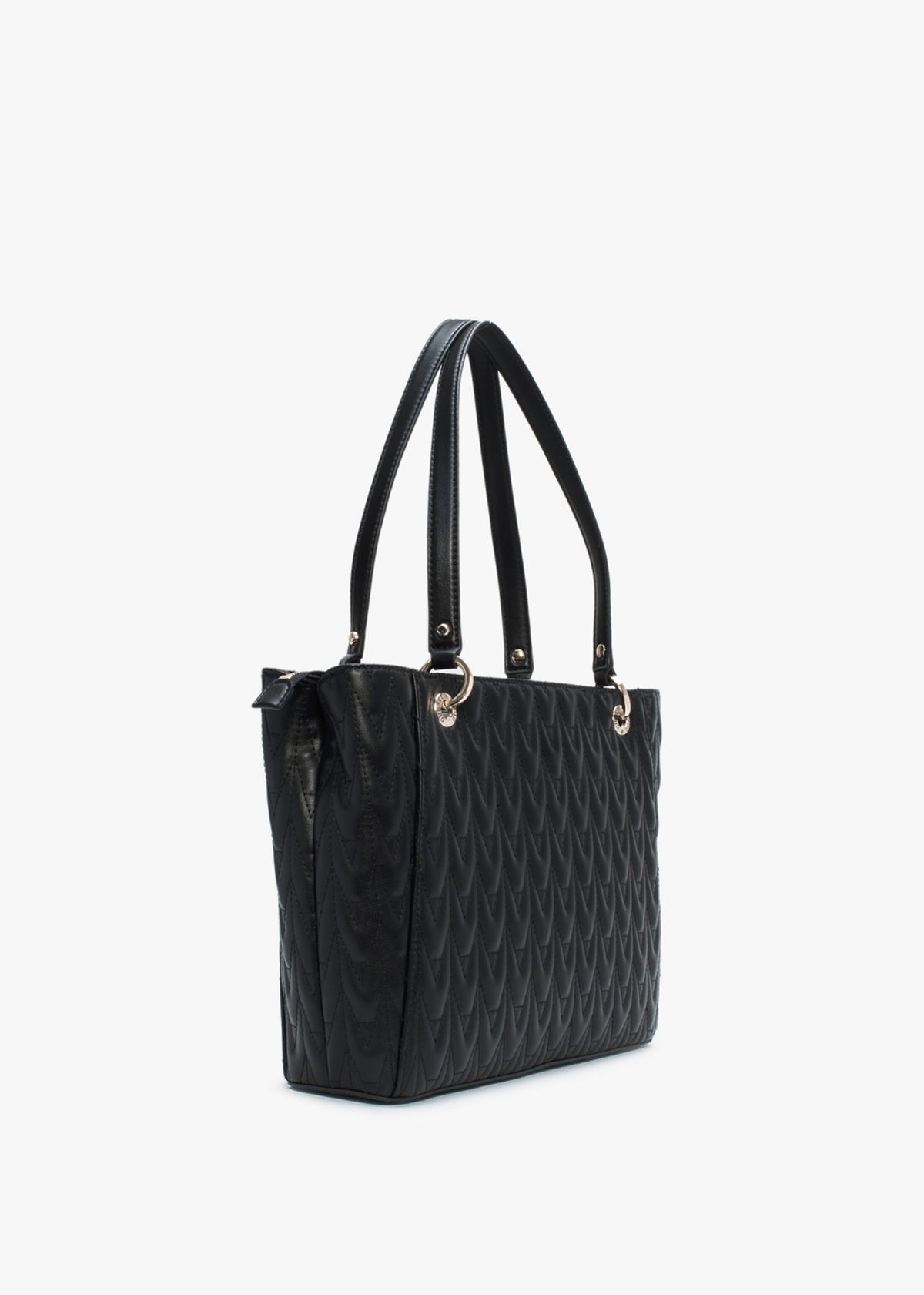 Regilla Noel Black Quilted Tote Bag