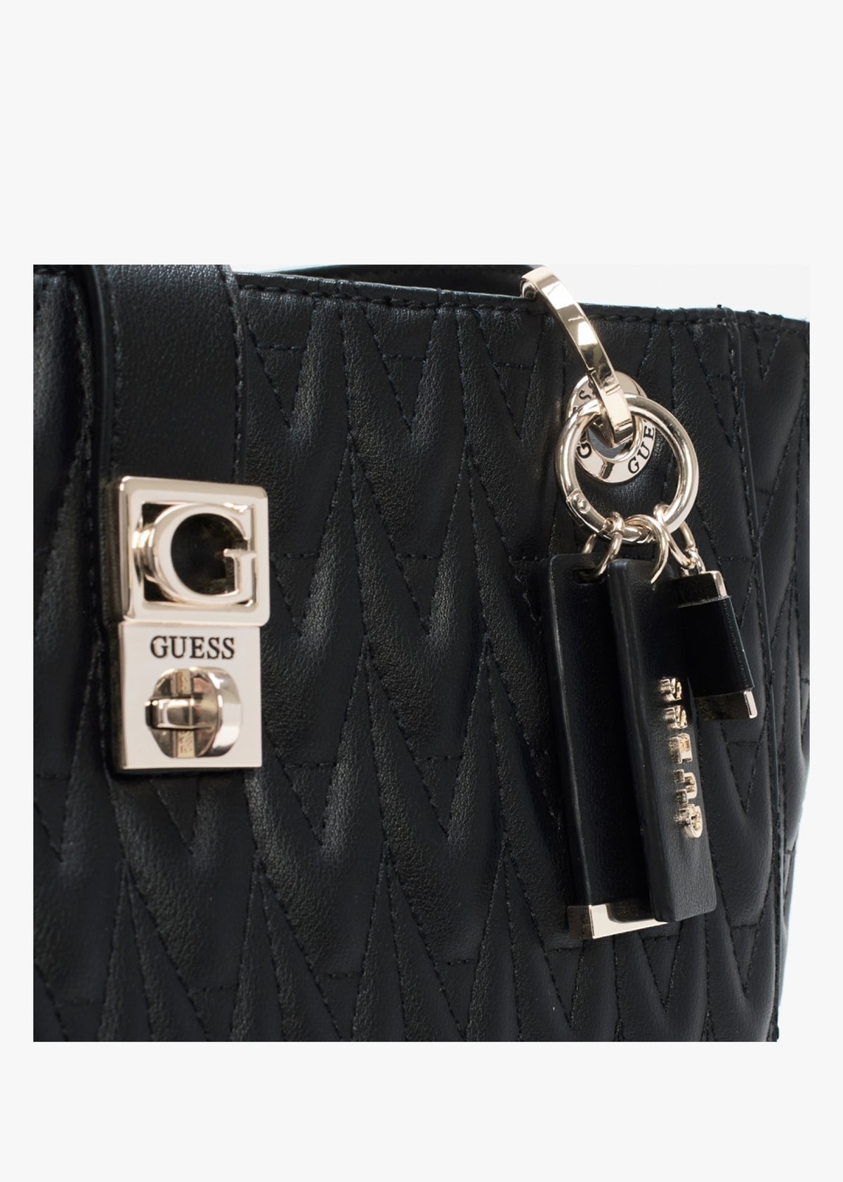 Regilla Noel Black Quilted Tote Bag
