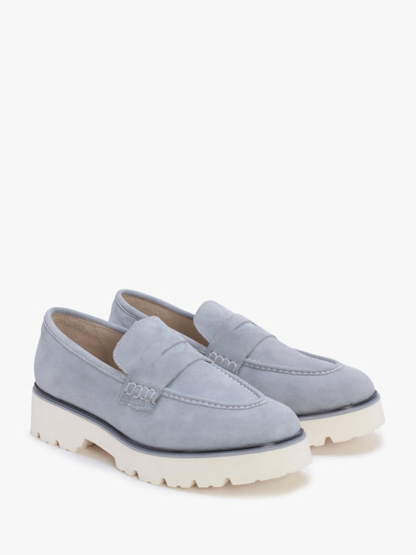 Beloaf Blue Suede Loafers