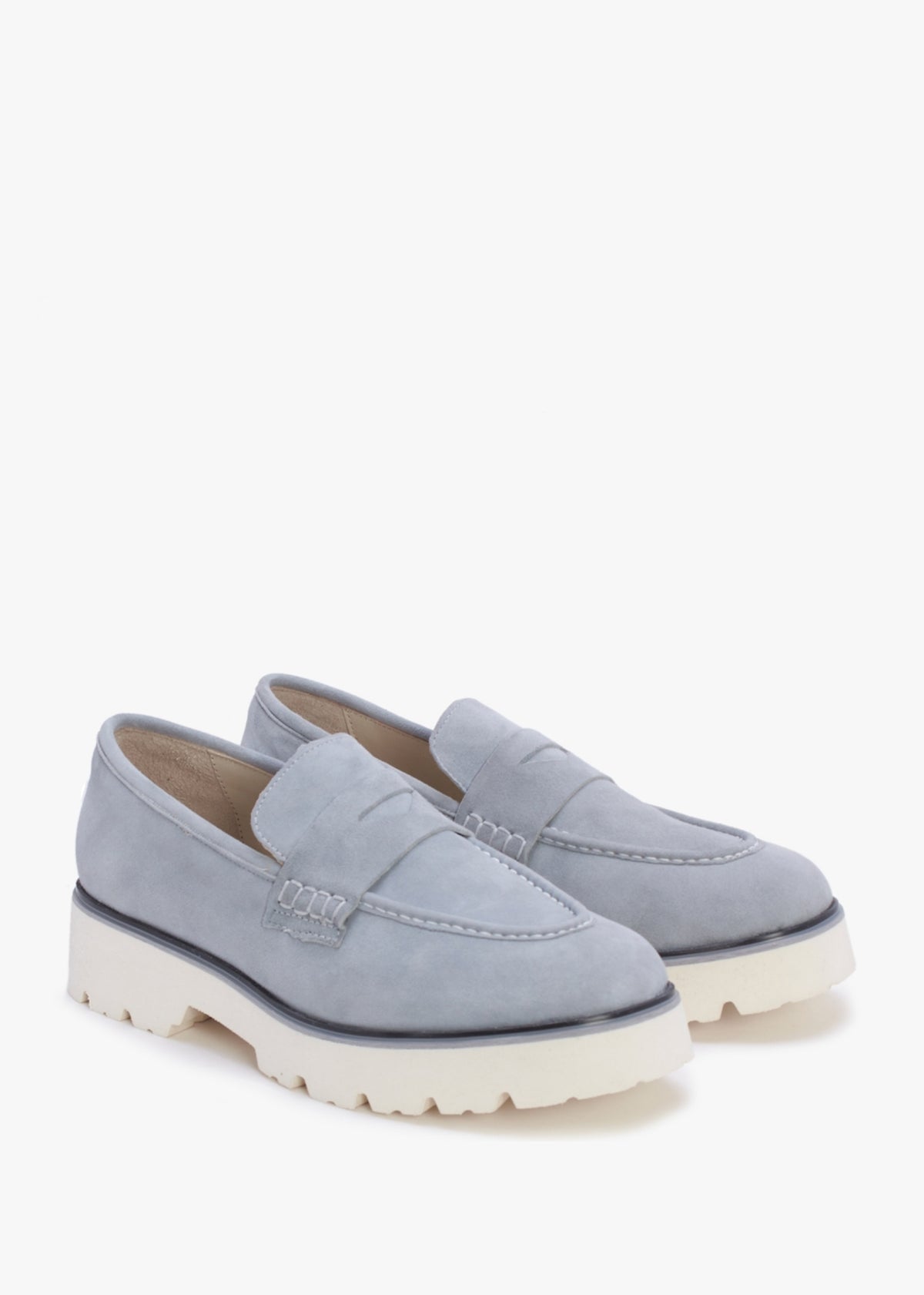 Beloaf Blue Suede Loafers
