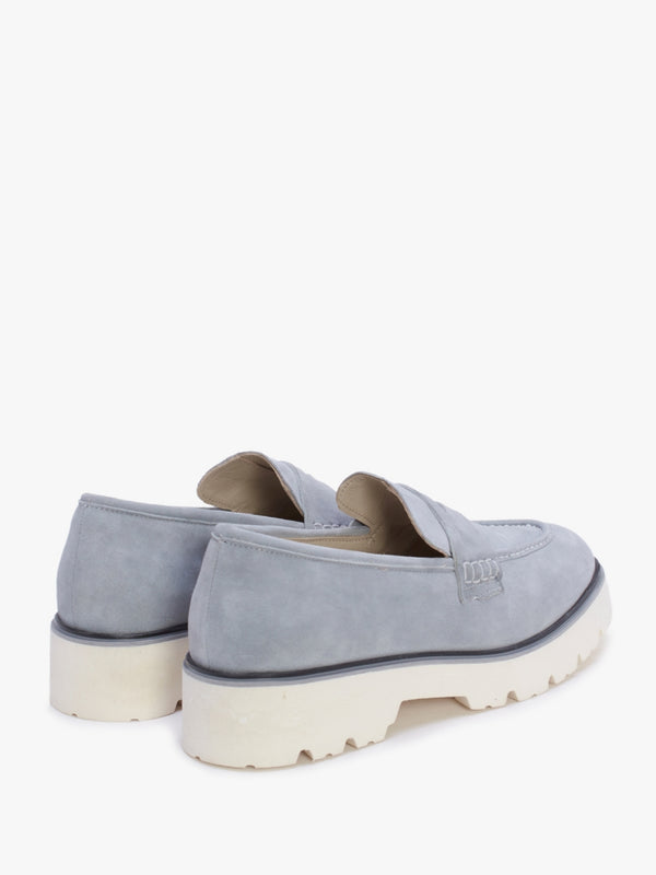 Beloaf Blue Suede Loafers