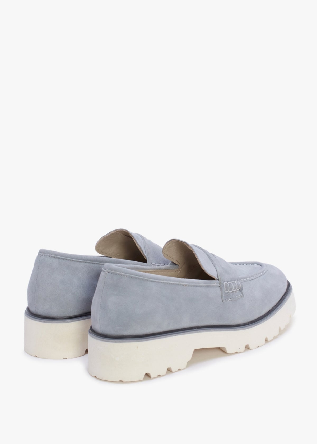 Beloaf Blue Suede Loafers