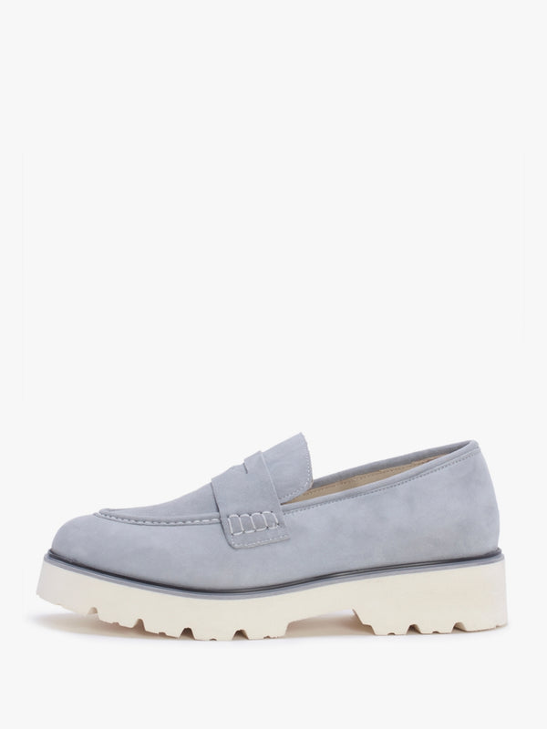 Beloaf Blue Suede Loafers