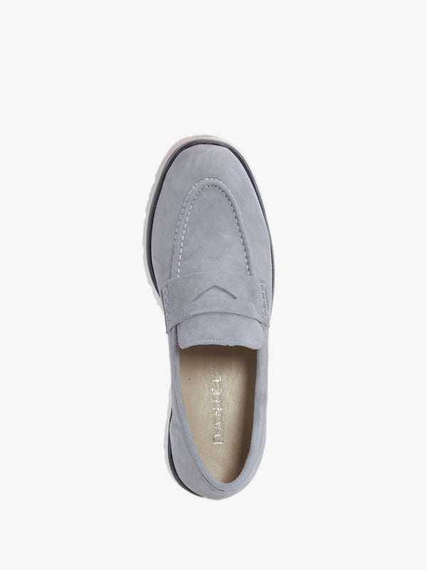 Beloaf Blue Suede Loafers
