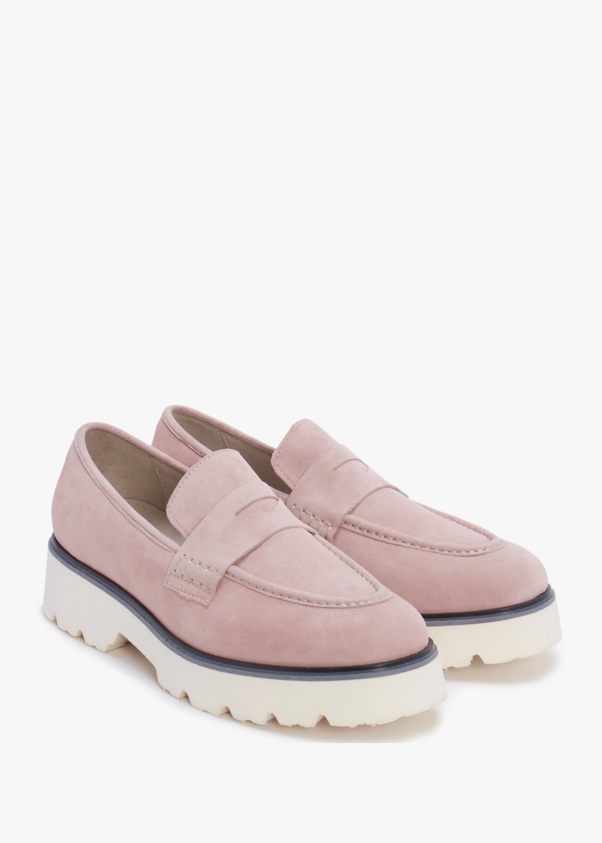 Beloaf Pink Suede Loafers