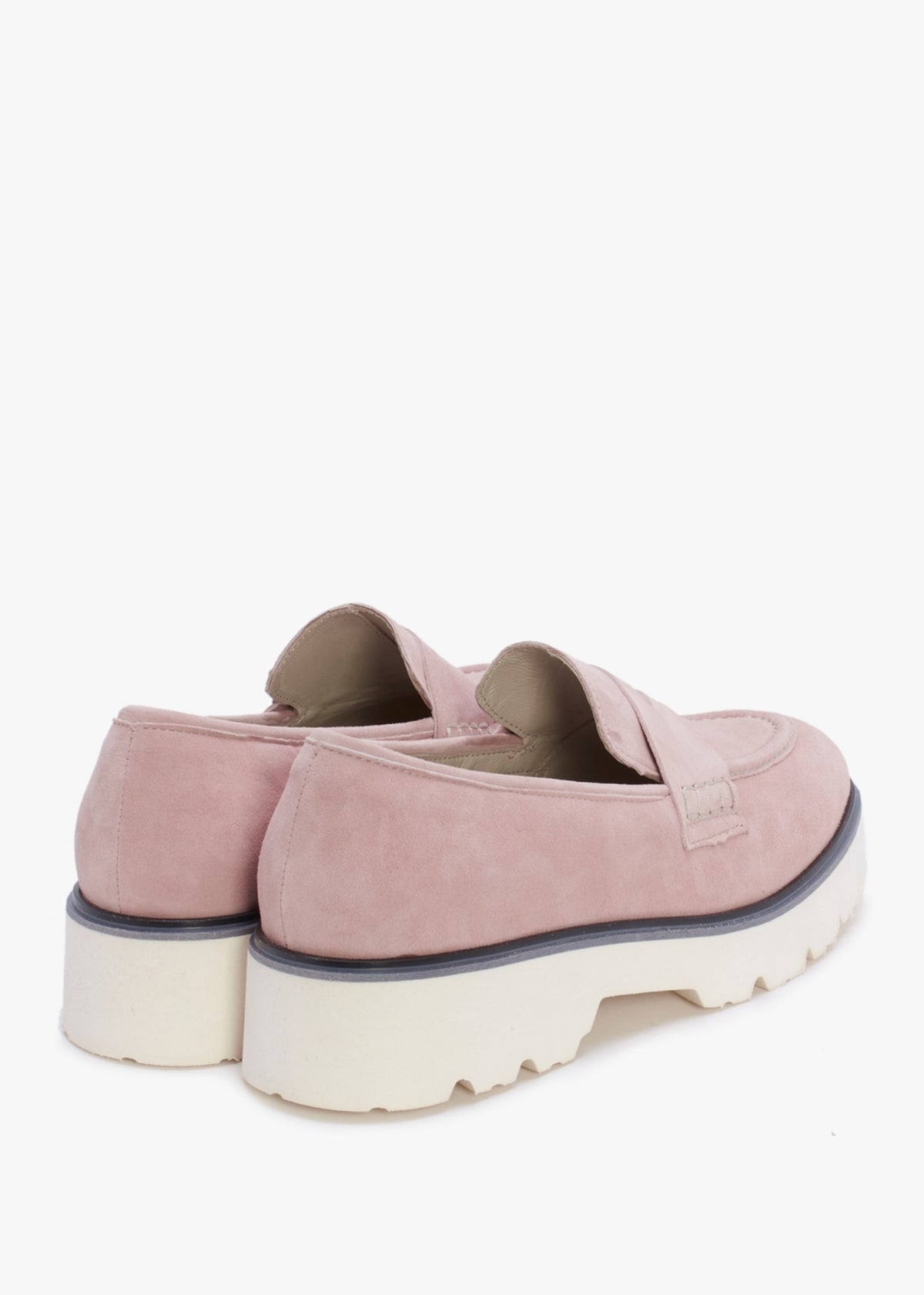 Beloaf Pink Suede Loafers