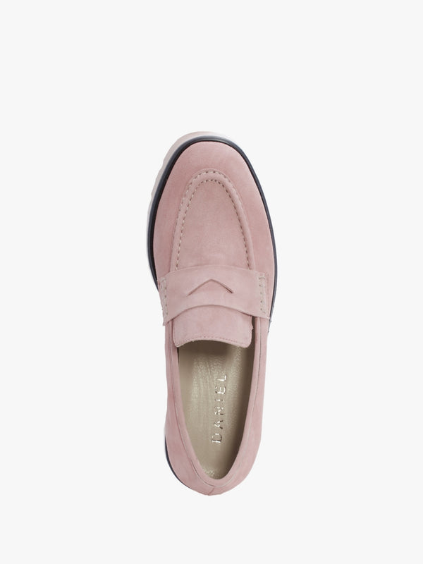 Beloaf Pink Suede Loafers