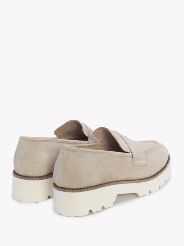 Beloaf Beige Suede Loafers
