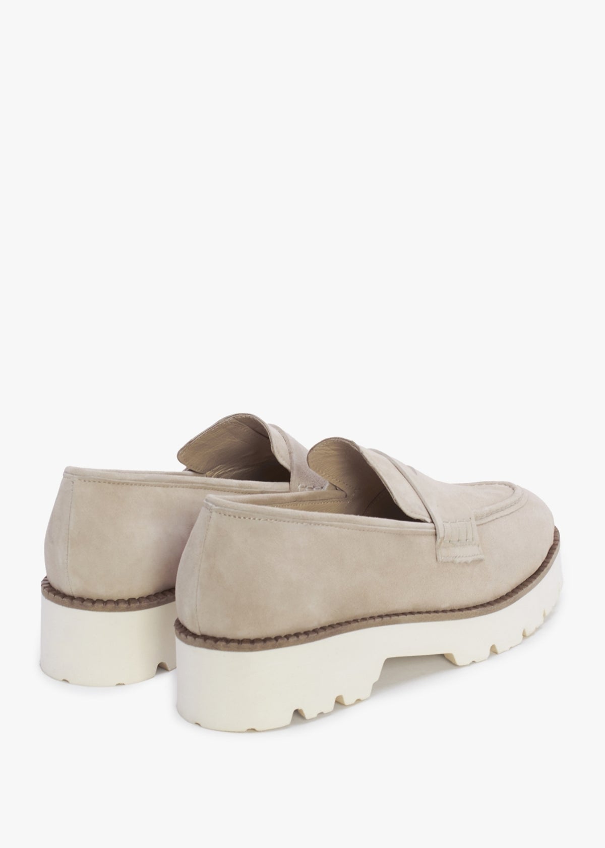 Beloaf Beige Suede Loafers