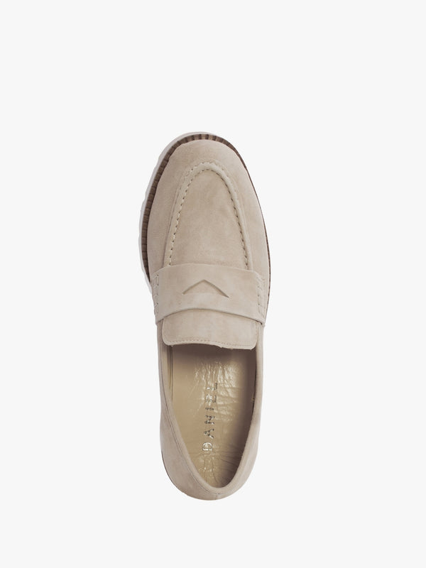 Beloaf Beige Suede Loafers