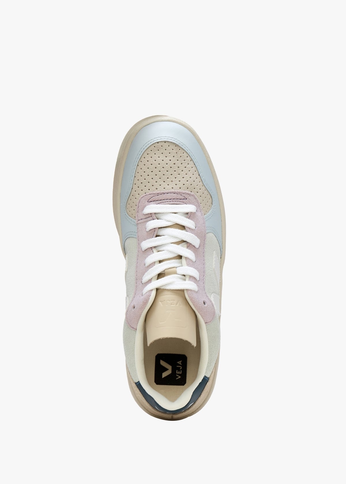 V-10 Suede Jade White Multico Trainers