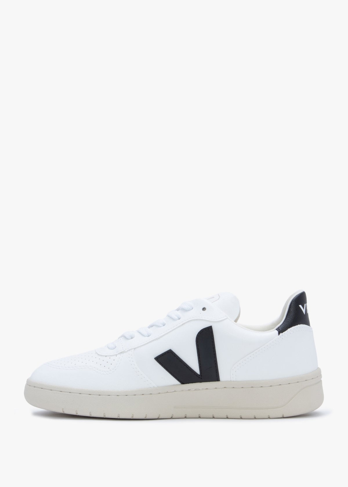 V-10 C.W.L Vegan White Black Trainers