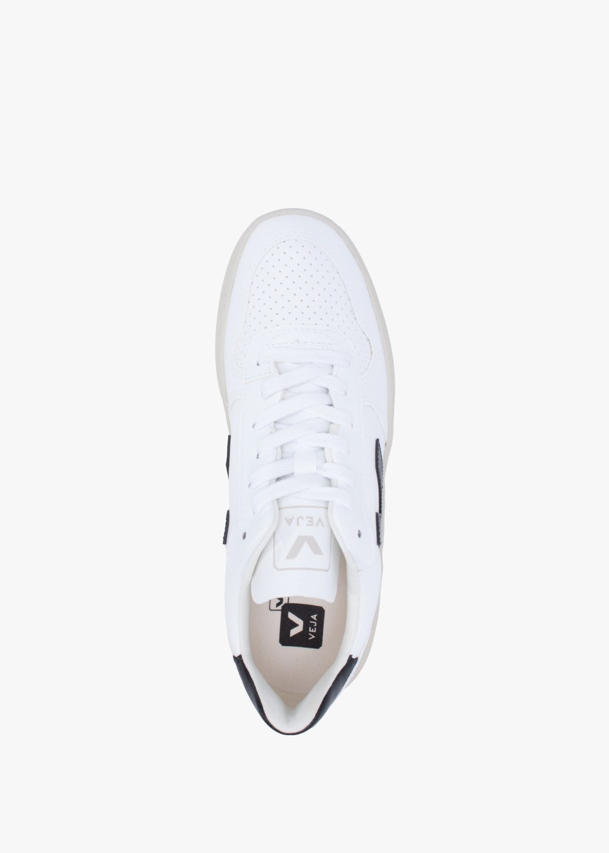 V-10 C.W.L Vegan White Black Trainers