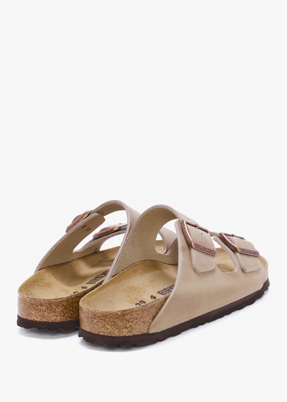 Arizona Tabacco Brown Leather Two Bar Mules