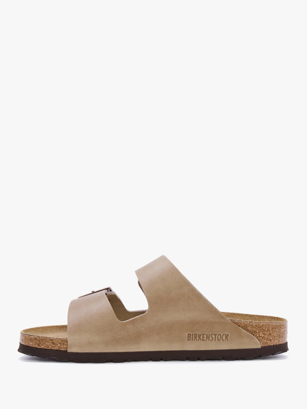 Arizona Tabacco Brown Leather Two Bar Mules