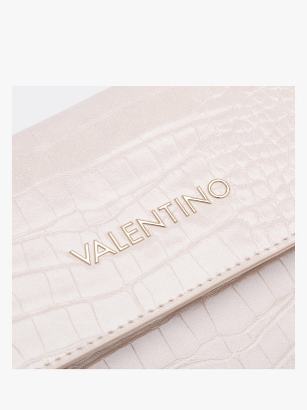 Bigs Off White Reptile Satchel Bag
