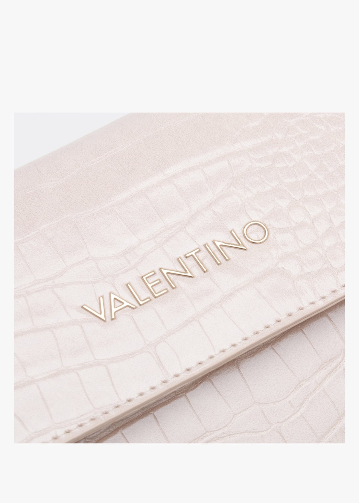 Bigs Off White Reptile Satchel Bag