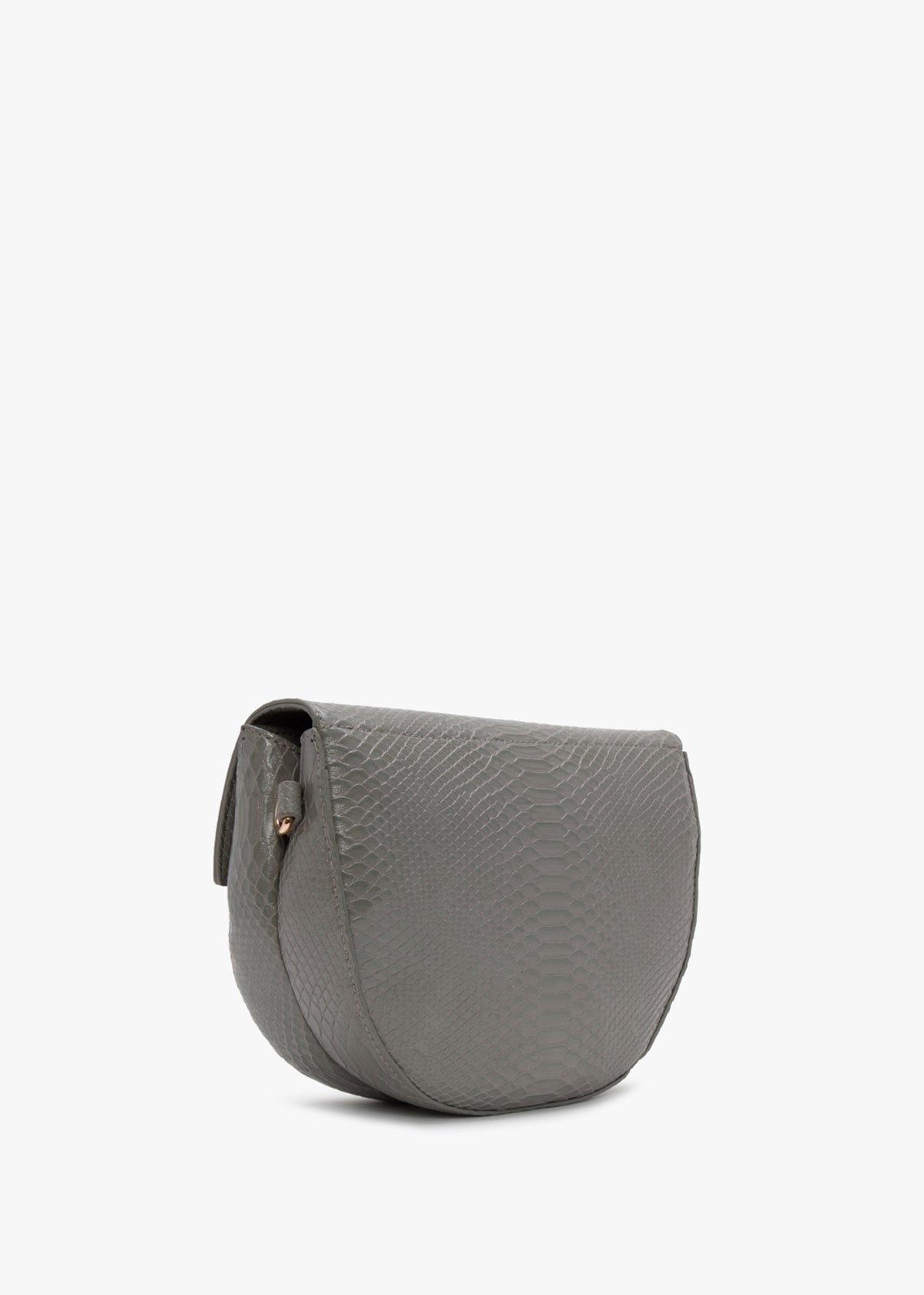 Bigs Grigio Reptile Satchel Bag