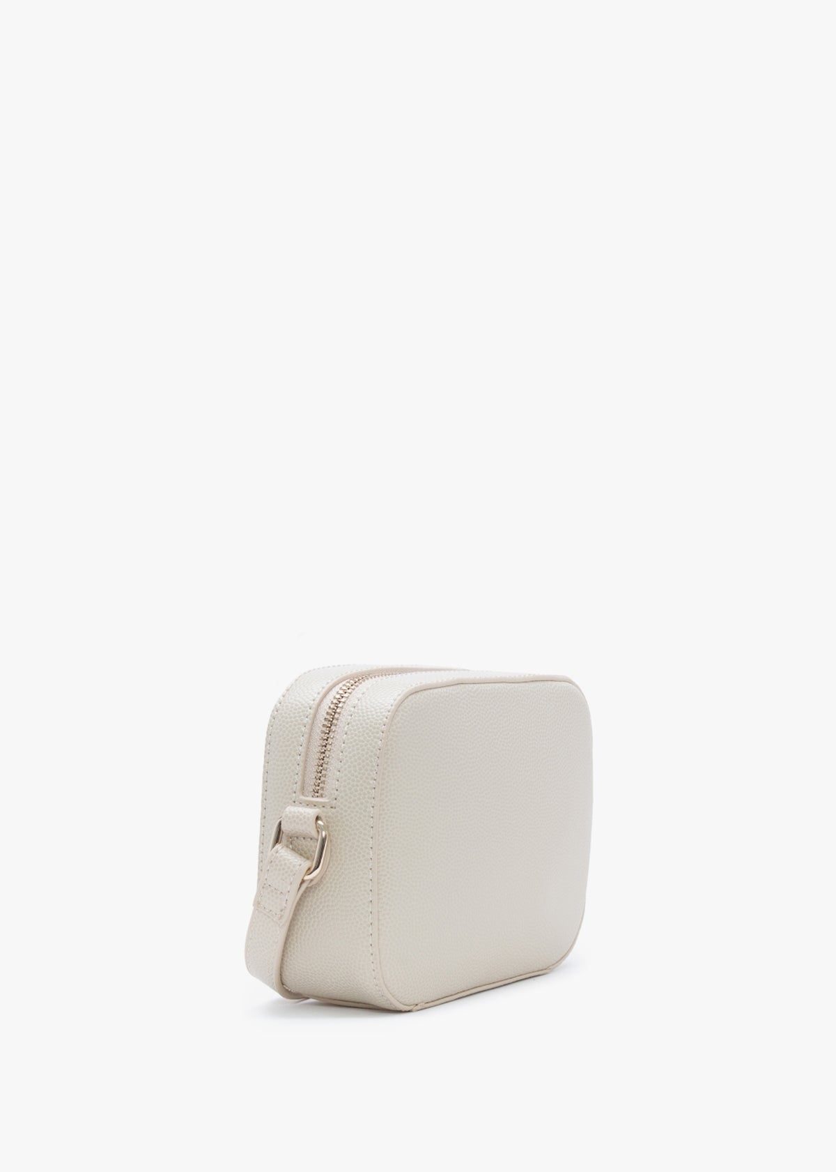 Divina Ecru Pebbled Camera Bag