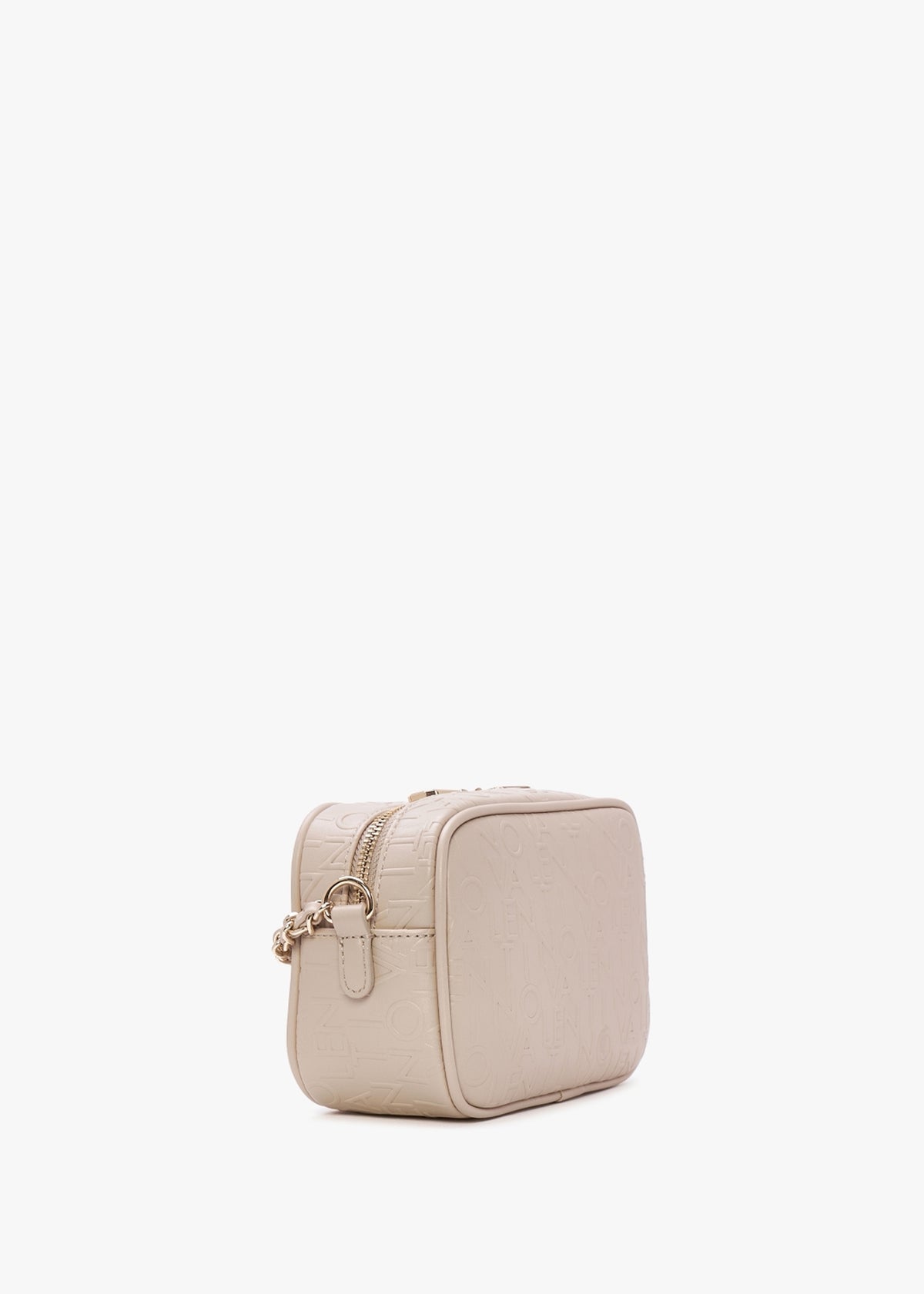 Relax Embossed Logo Beige Camera Bag