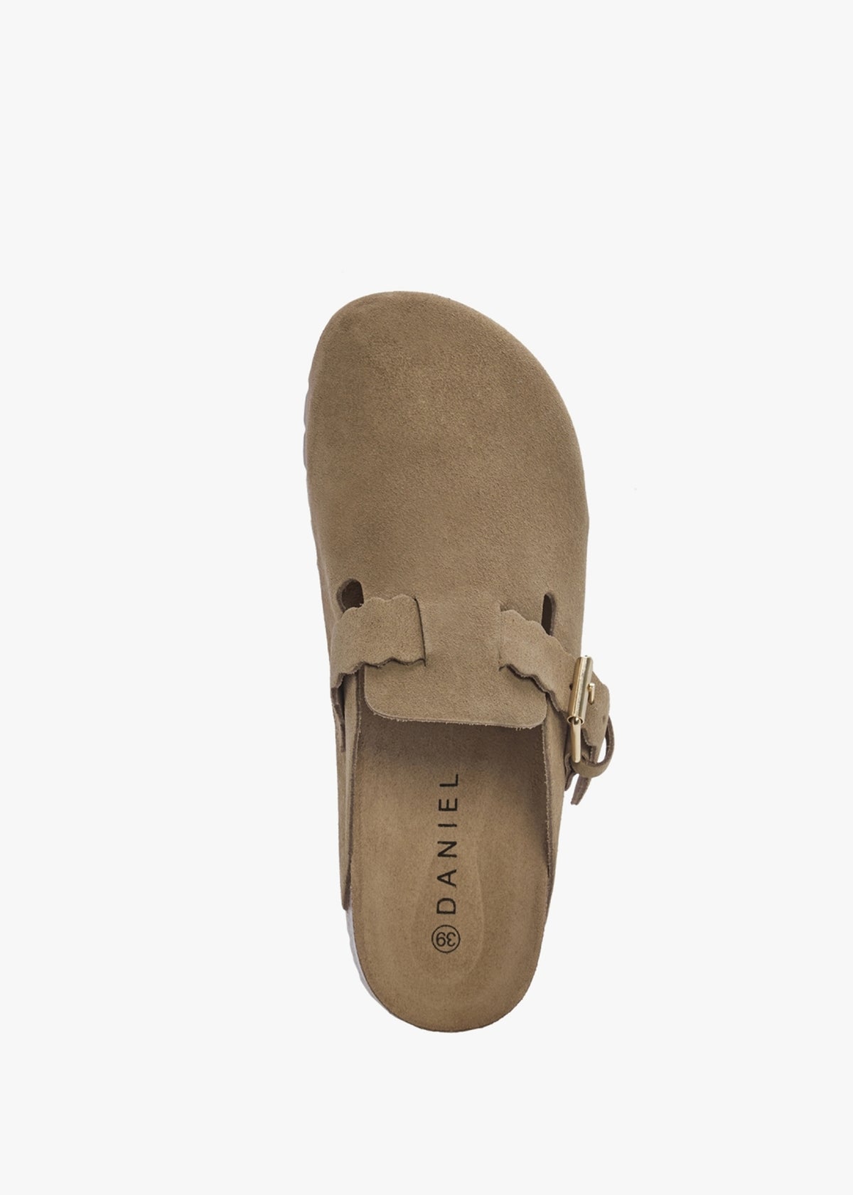 Iclog Beige Suede Clogs