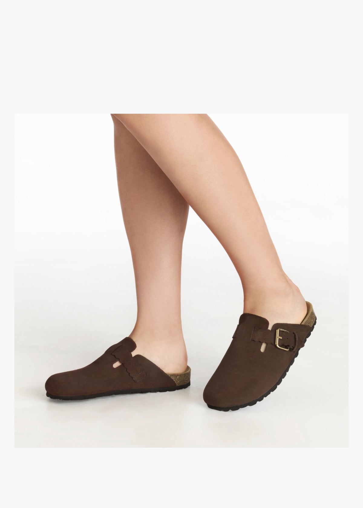 Iclog Brown Suede Clogs