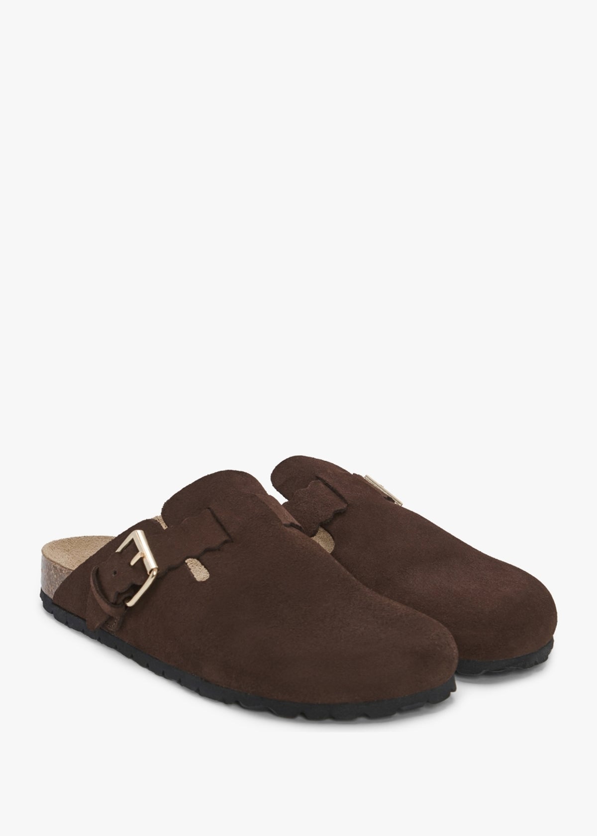 Iclog Brown Suede Clogs