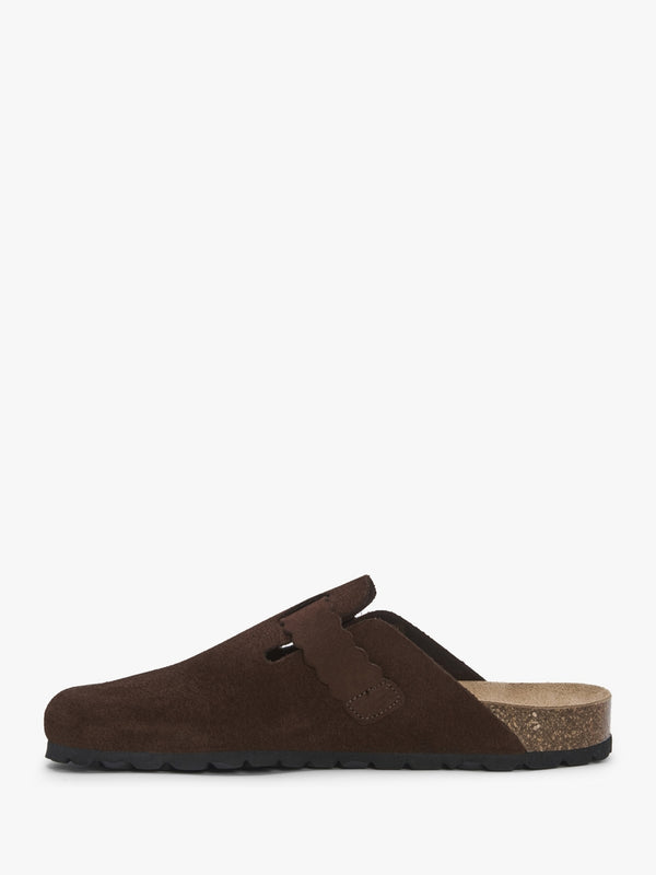 Iclog Brown Suede Clogs