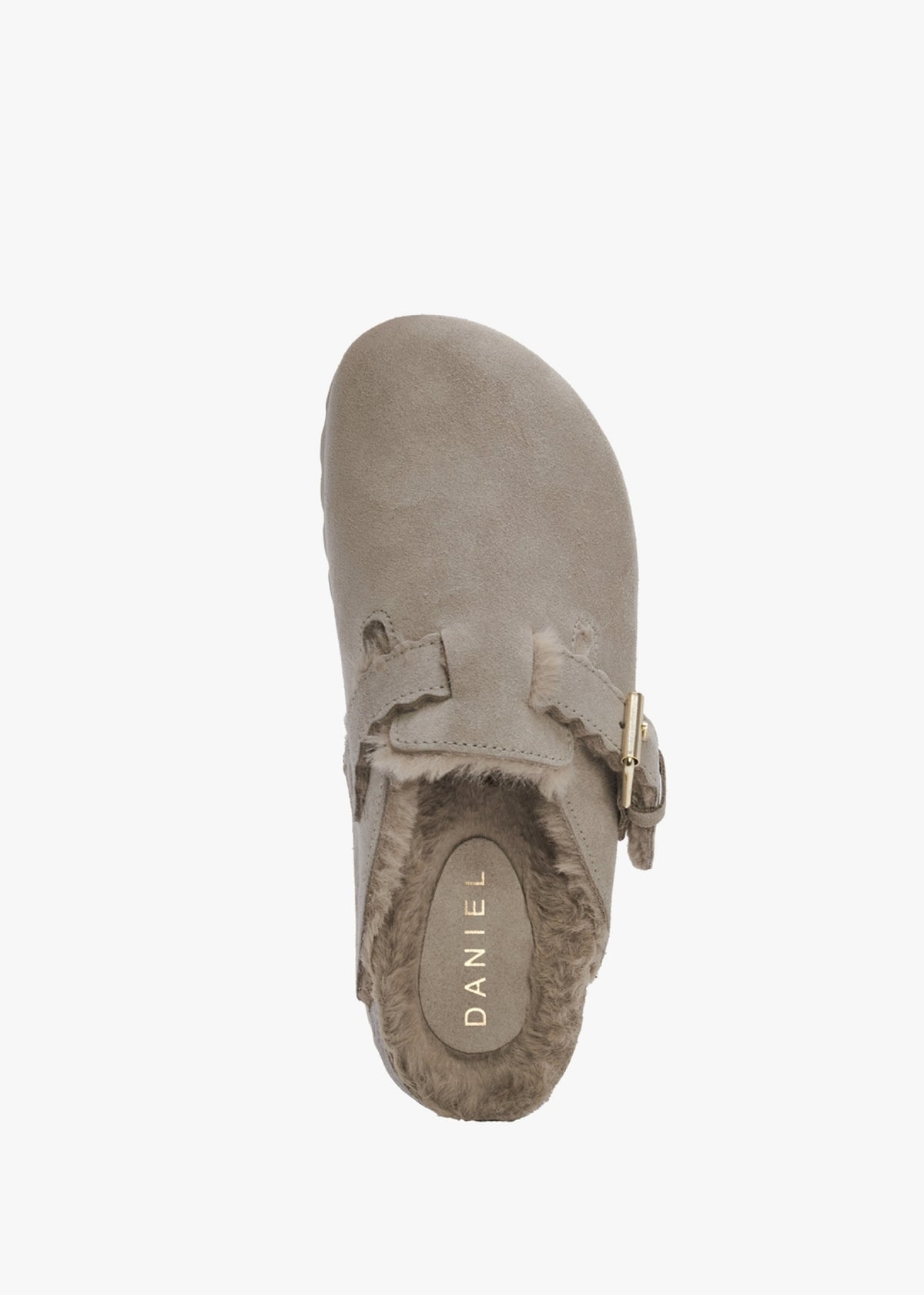 Iclog Shearl Taupe Suede Clogs