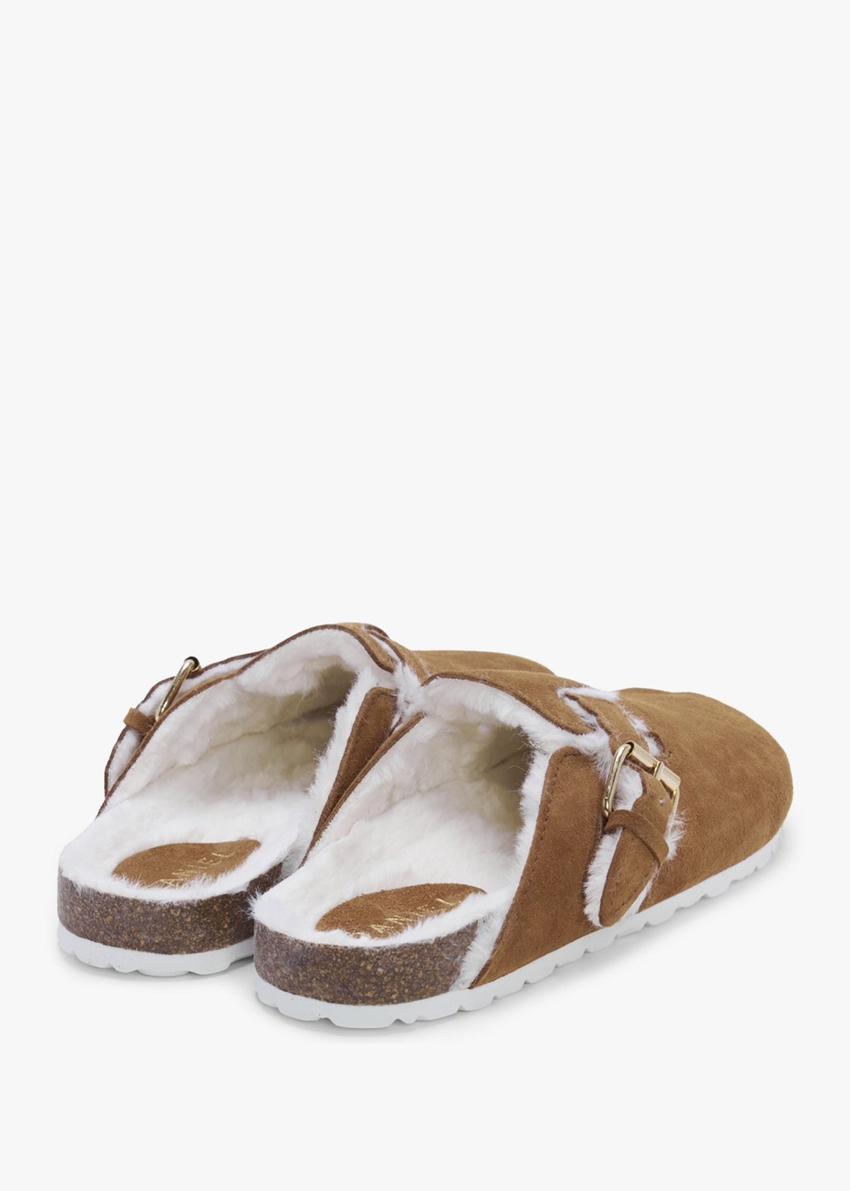 Iclog Shearl Tan Suede Clogs