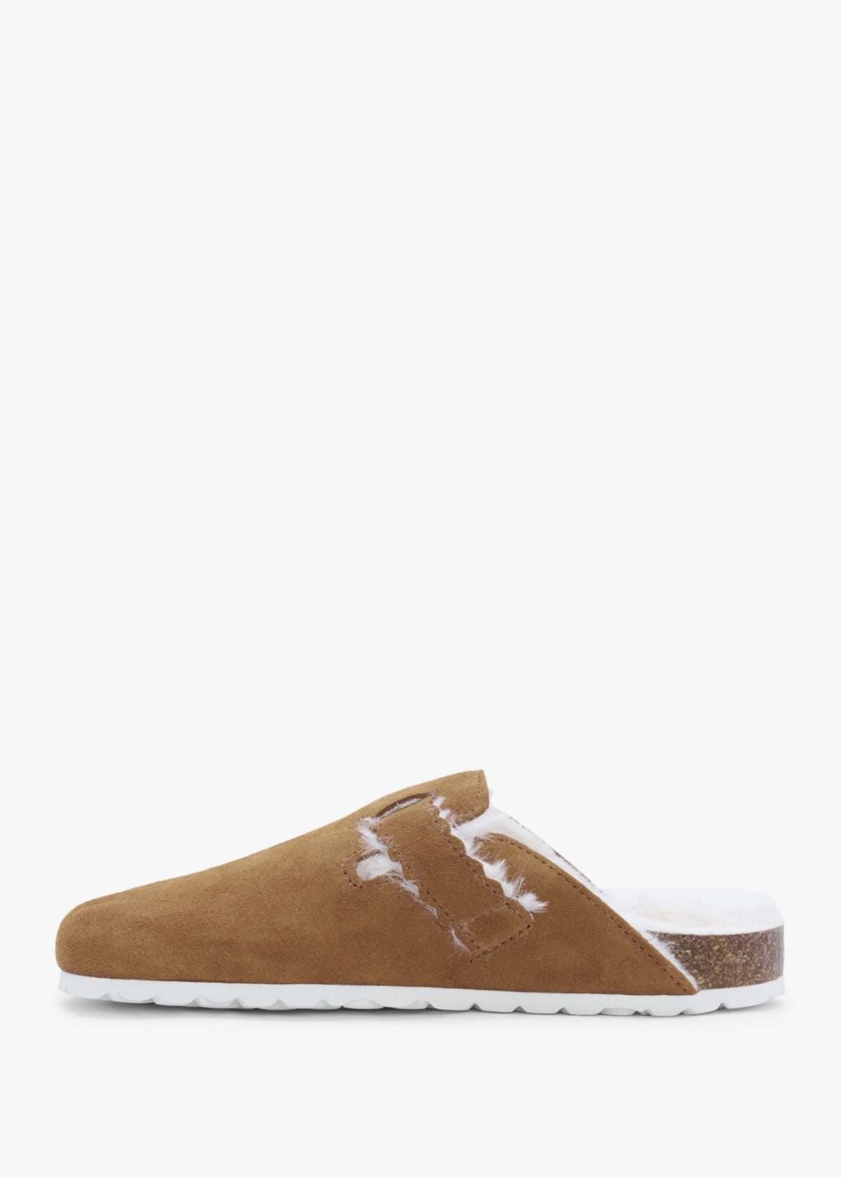 Iclog Shearl Tan Suede Clogs